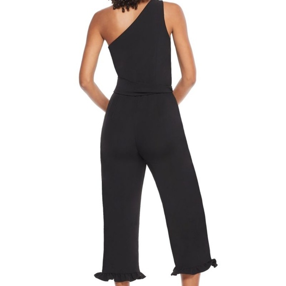 Clover and Sloane | Black Cropped Jumpsuit - H9 - Picture 2 of 7